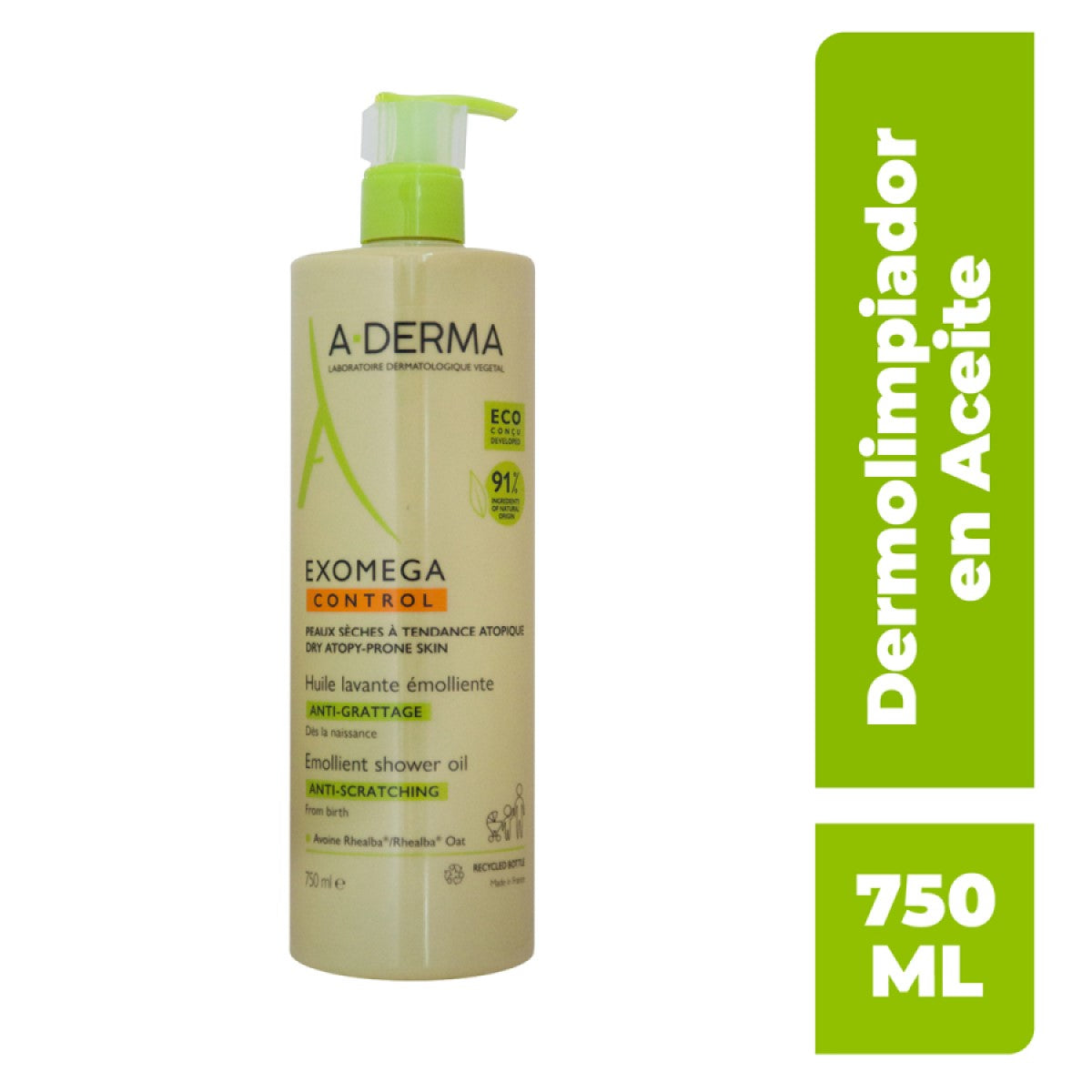 ADERMA EXOMEGA ACEITE DERMOLIMPIADOR 750M