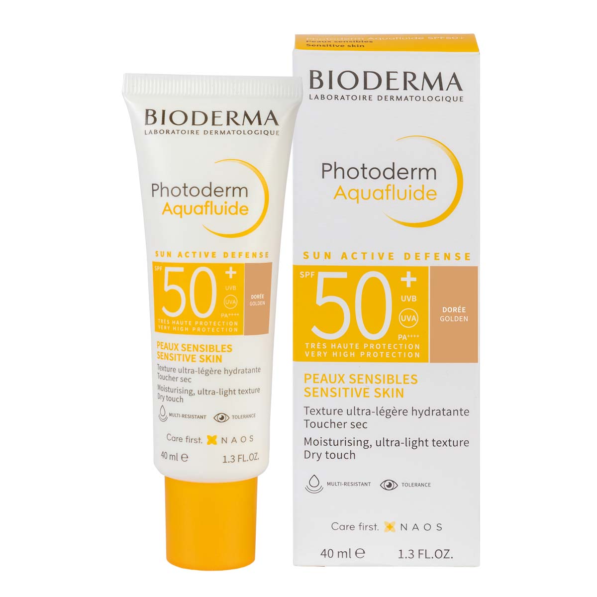 BIODERMA PHOTODERM MAX AQUAFLUIDO TONO DORADO SPF50+ 40 Ml