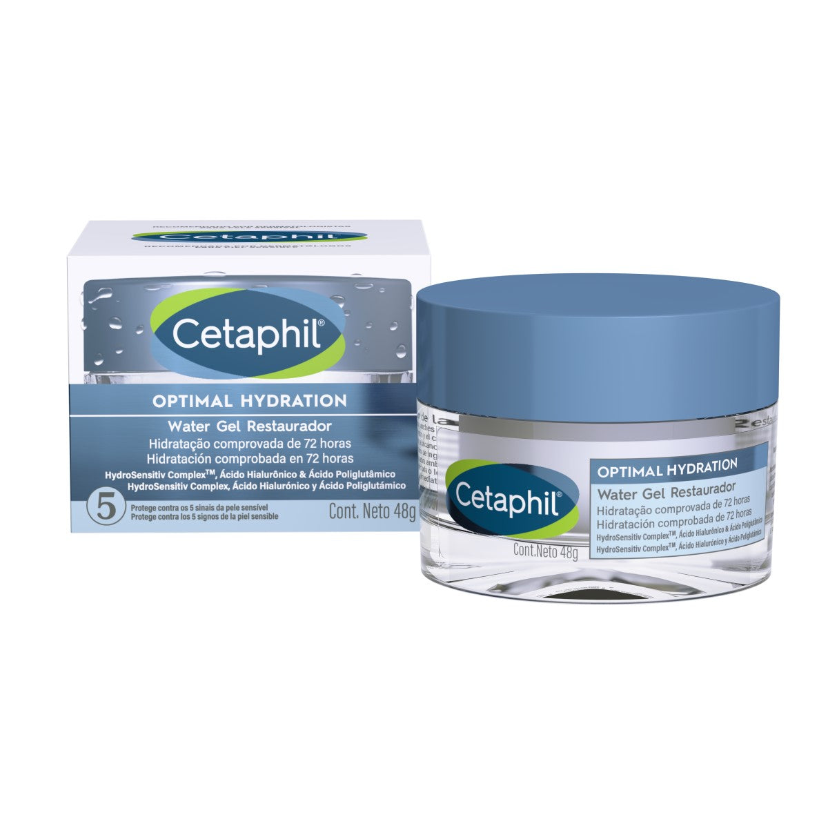 CETAPHIL OPTIMAL HYDRATION WATER RESTORATIVE GEL 48 G