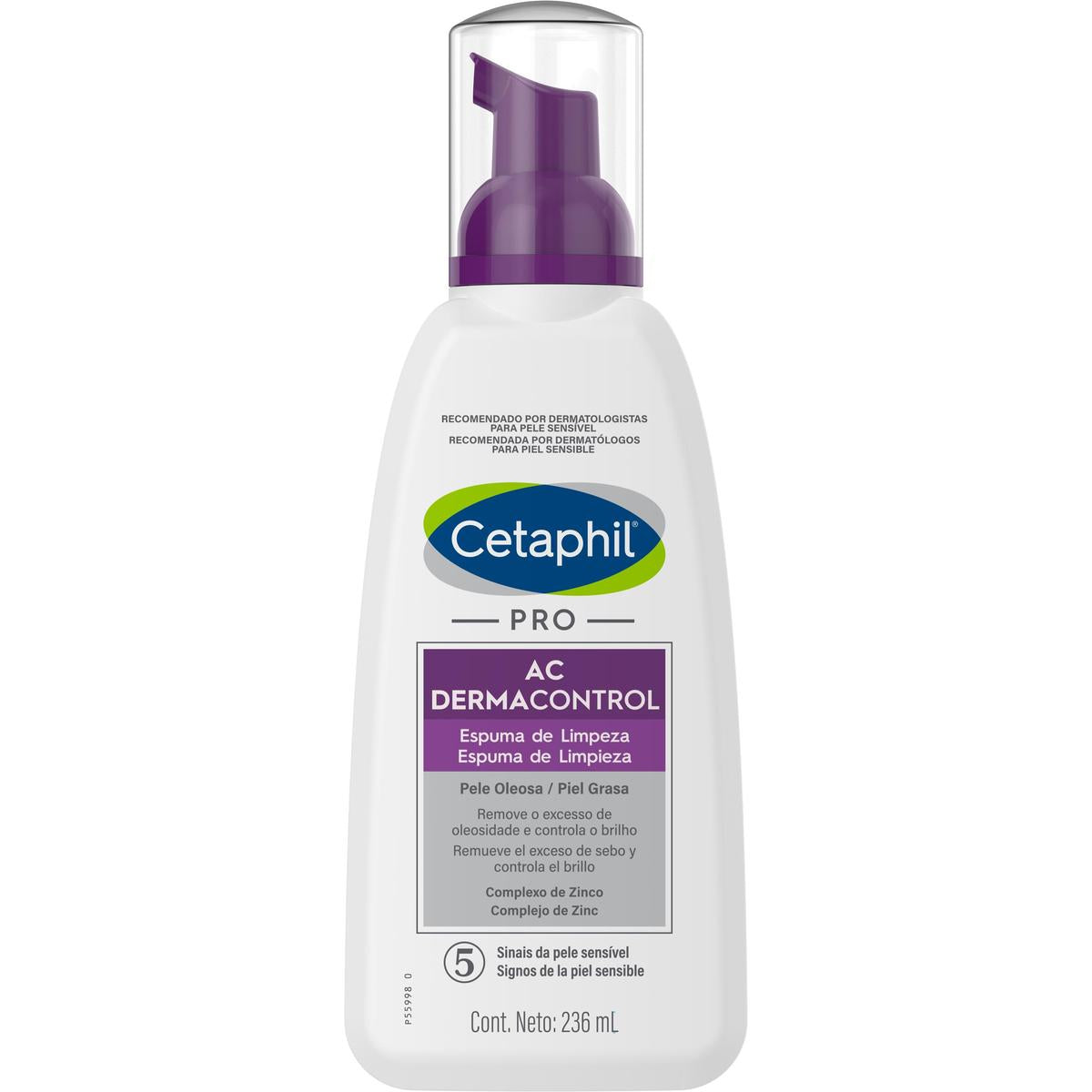 CETAPHIL PRO AC CONTROL ESPUMA DE LIMPIEZA 236 ML