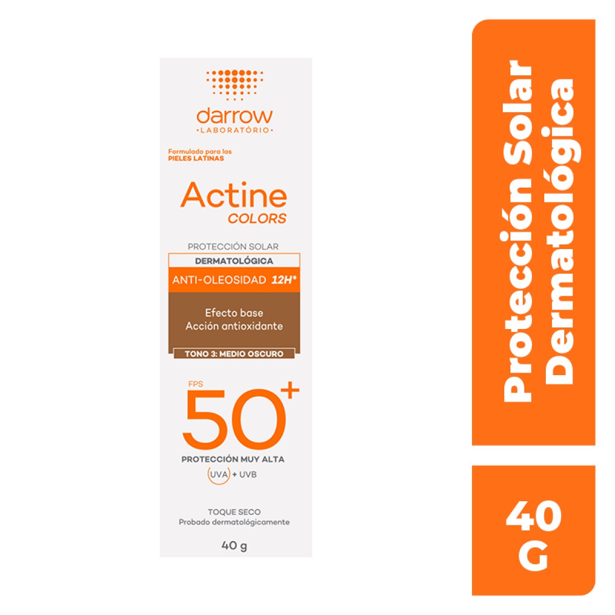 Darrow Actine Colors Fps 50+ Shade 3: Medium Dark 40G