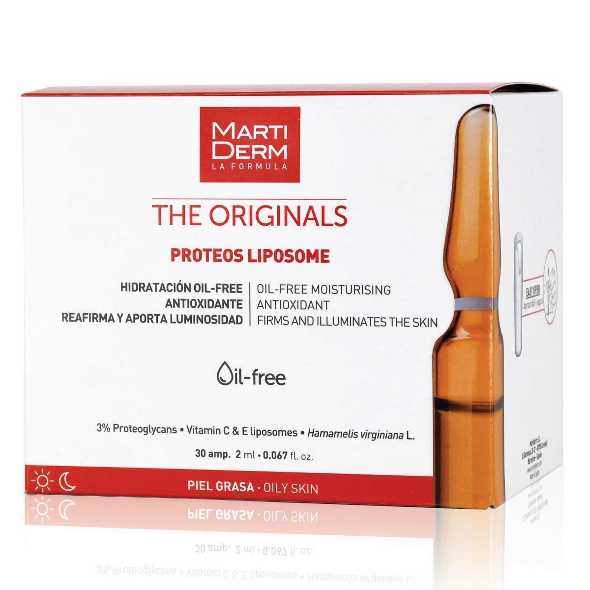 MARTIDERM PROTEOS LIPOSOME CAJA CON 30 AMPOLLETAS