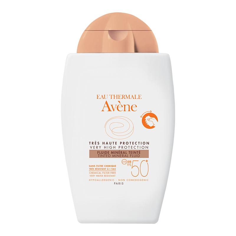 AVÈNE FLUIDO MINERAL CON COLOR FPS 50+ 40 ML | The Glow Shop