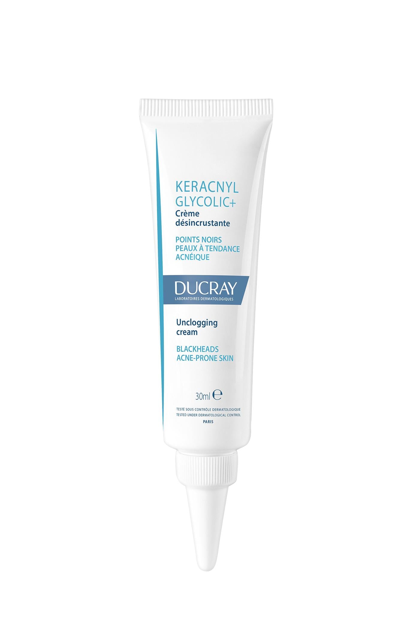 DUCRAY KERACNYL GLYCOLIC+ CREMA DESINCRUSTANTE 30 ML | The Glow Shop