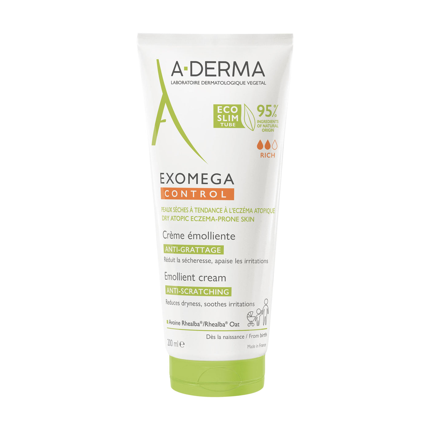 A-DERMA EXOMEGA CONTROL CREMA 200ML | The Glow Shop