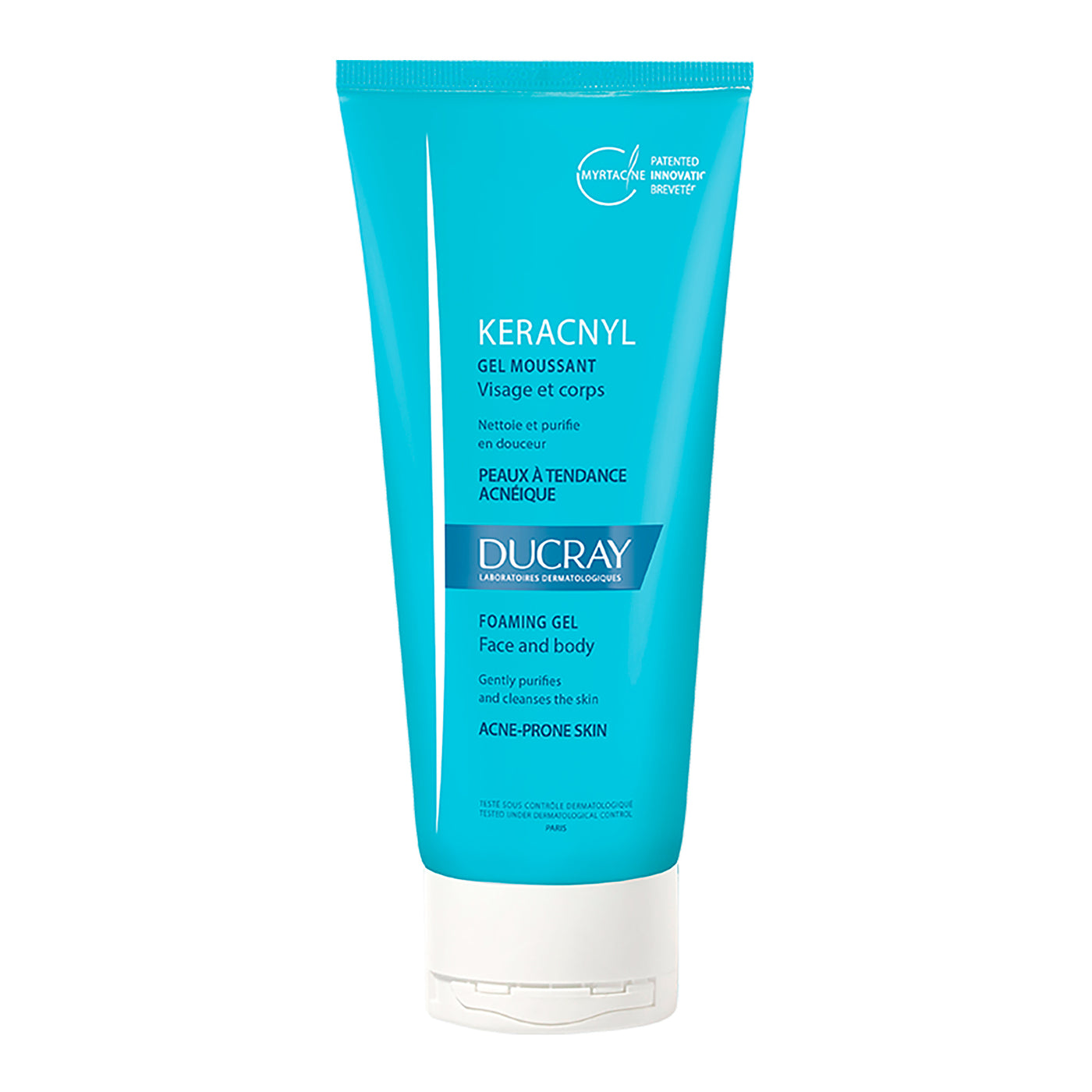 DUCRAY KERACNYL LIMPIADOR FACIAL EN GEL PARA PIEL GRASA 200 ML | The Glow Shop