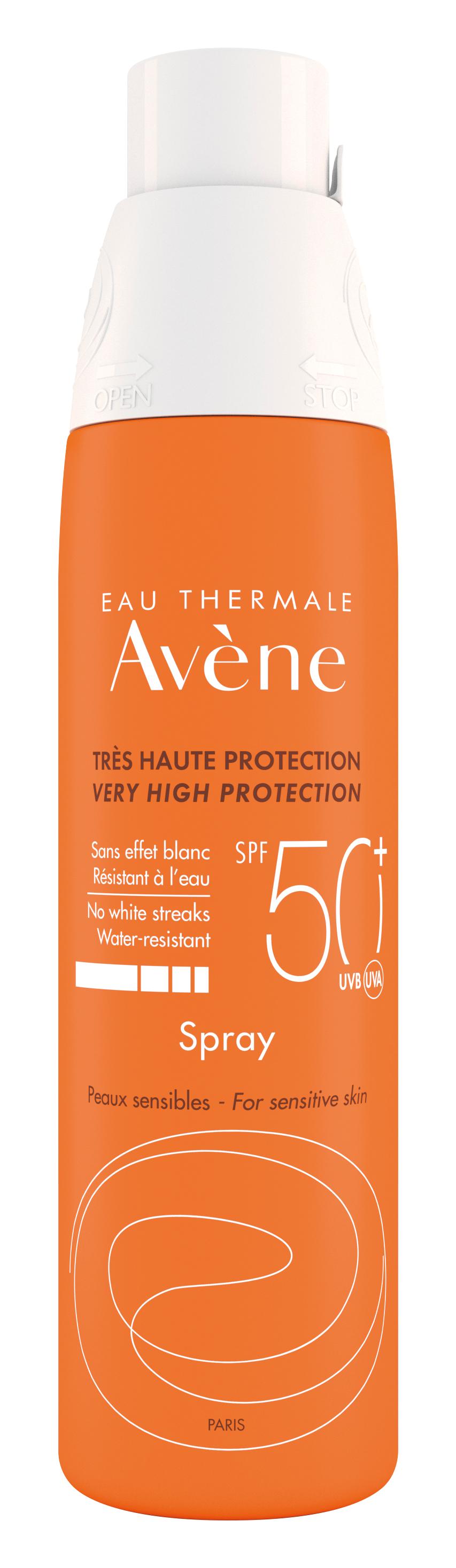 AVÈNE SPRAY DE PROTECCIÓN SOLAR FPS 50+ 200 ML | The Glow Shop