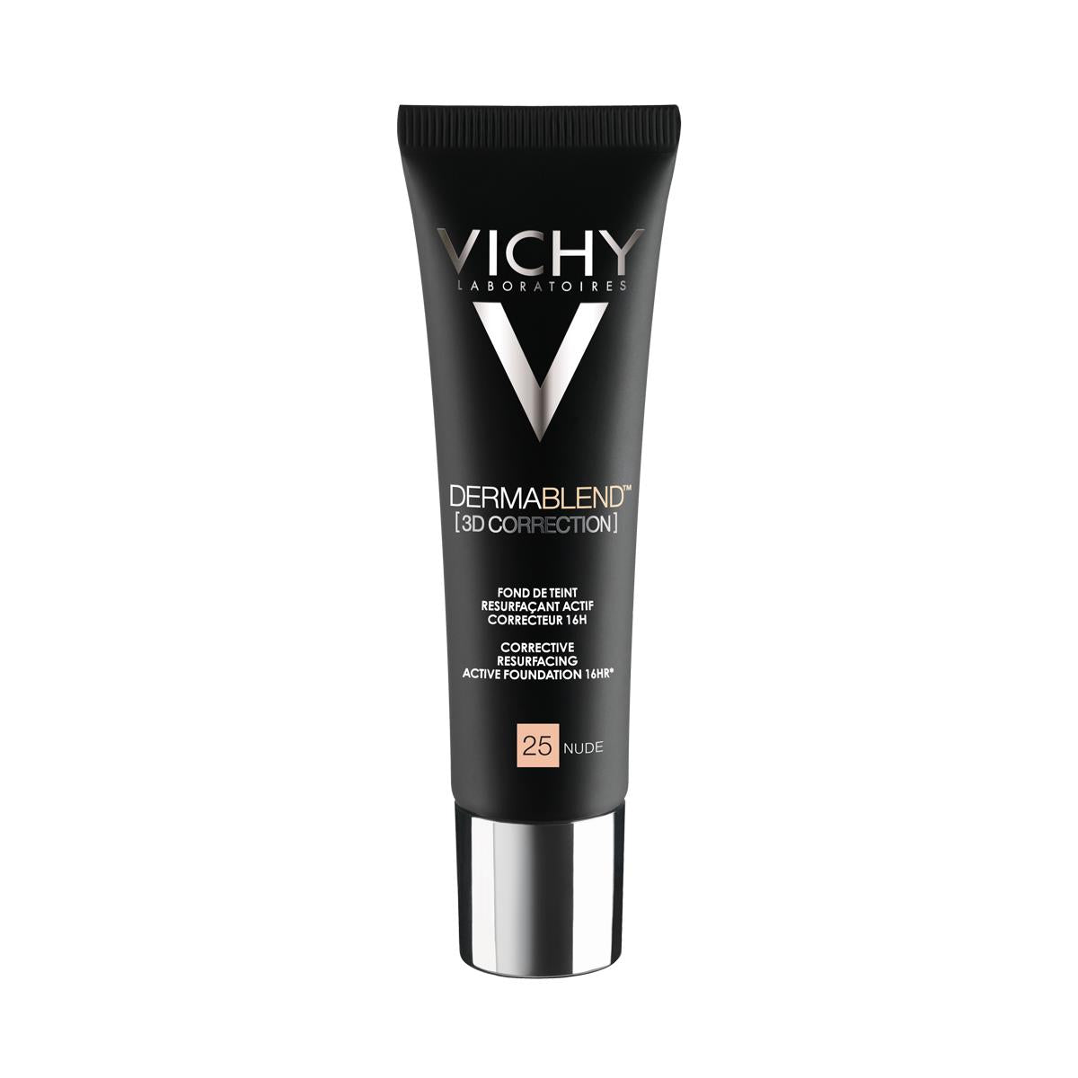 VICHY DERMABLEND 3D MAQUILLAJE FLUIDO 25 NUDE 30 ML | The Glow Shop