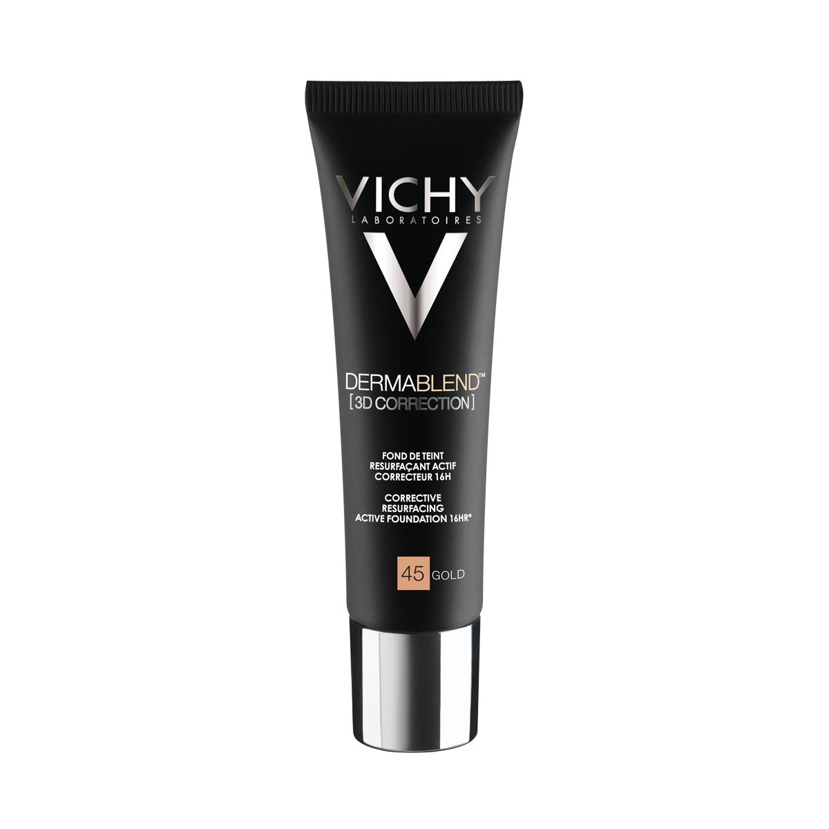 VICHY DERMABLEND 3D MAQUILLAJE FLUIDO 45 DORADO 30 ML | The Glow Shop