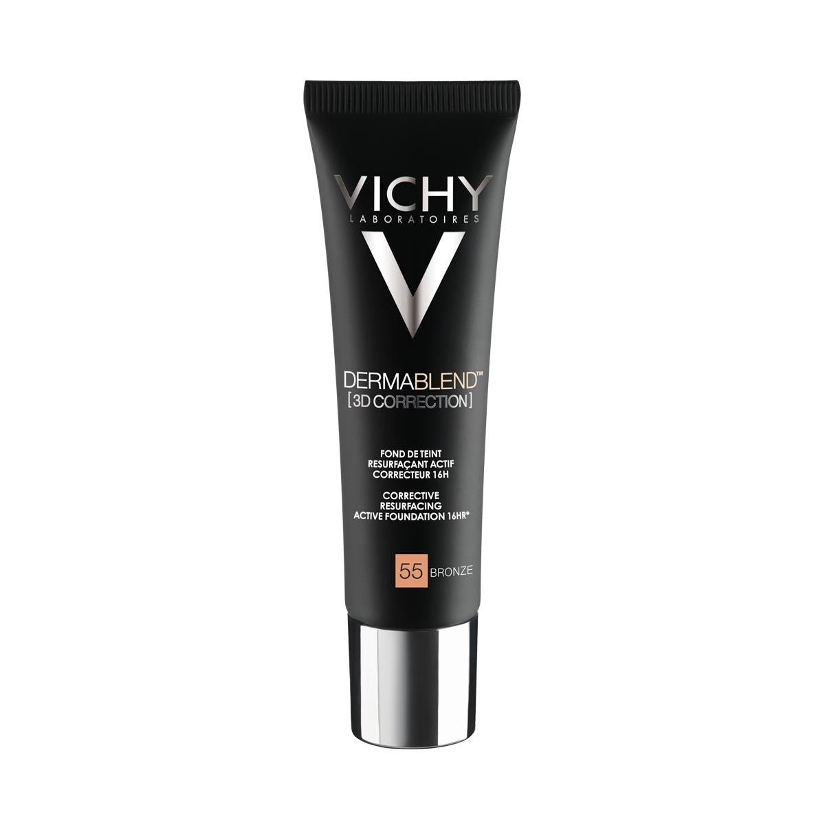 VICHY DERMABLEND 3D MAQUILLAJE FLUIDO 55 BRONZE 30 ML | The Glow Shop