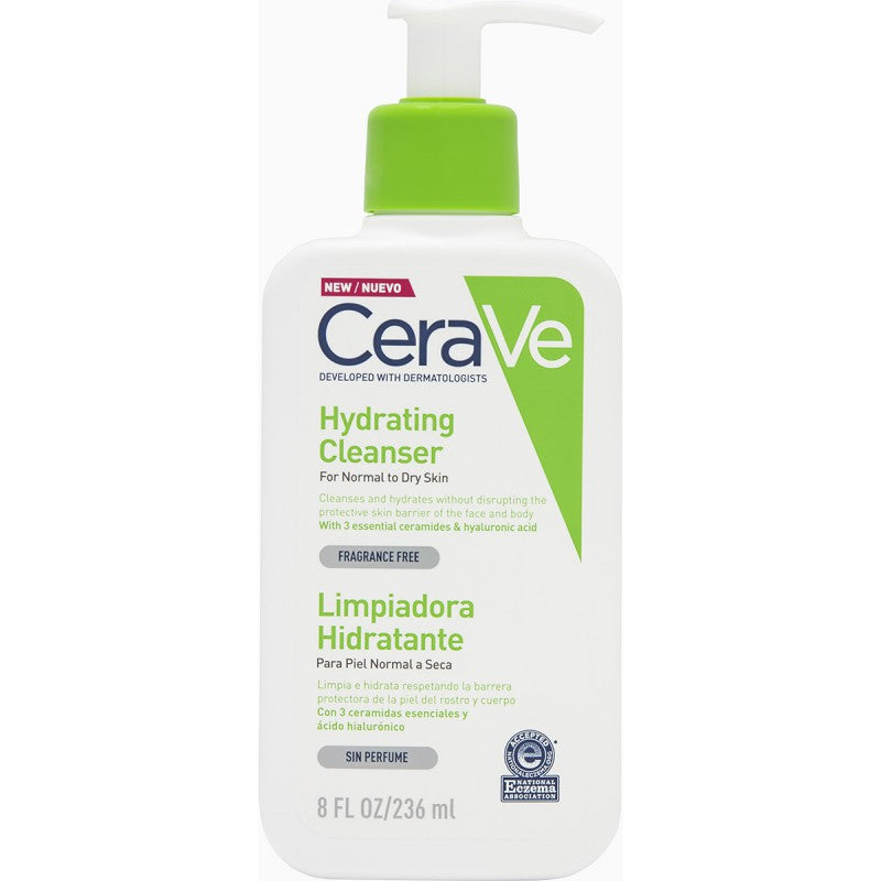 CERAVE LIMPIADORA HIDRATANTE FACIAL CORPORAL 236 ML | The Glow Shop