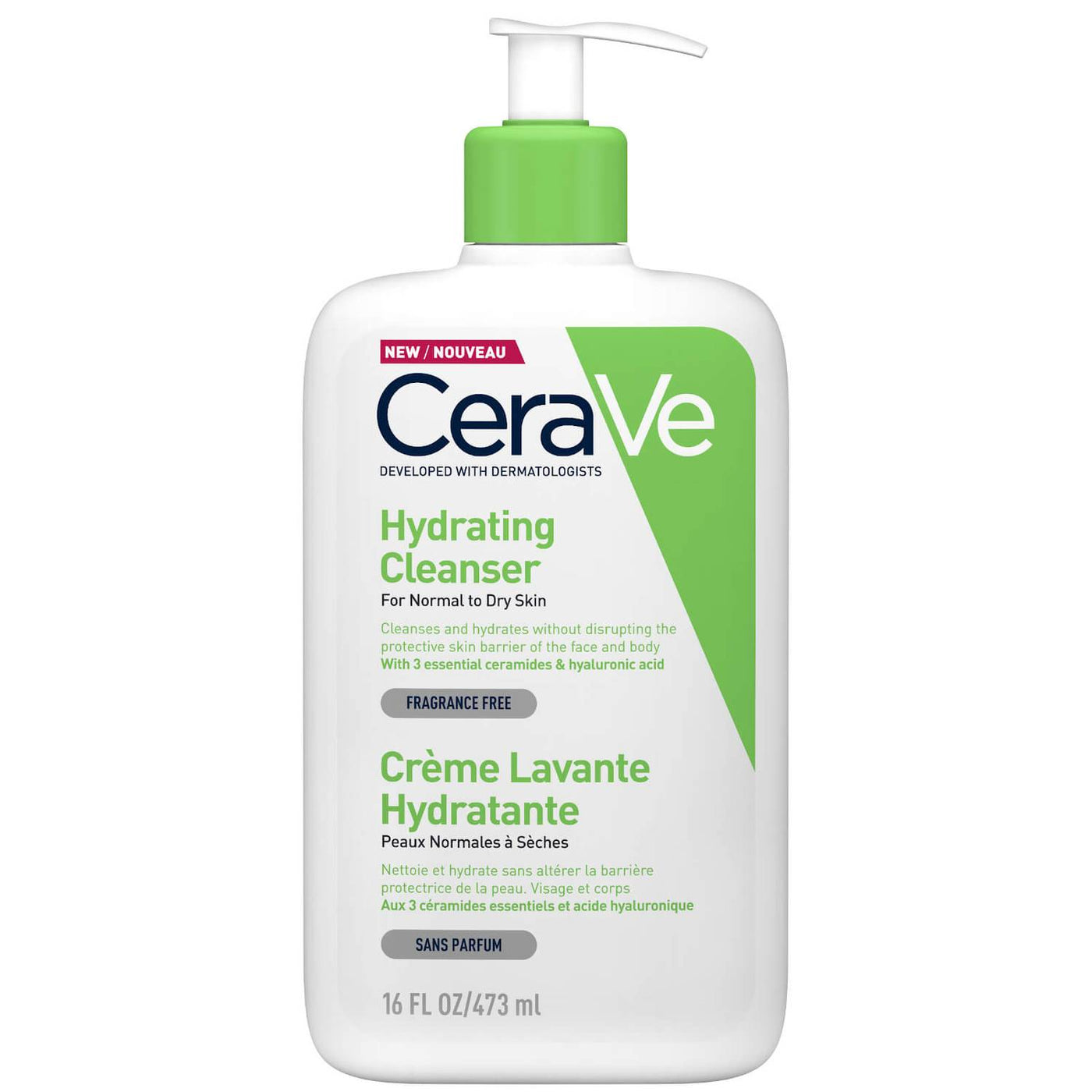 CERAVE LIMPIADORA HIDRATANTE FACIAL CORPORAL 473 ML | The Glow Shop