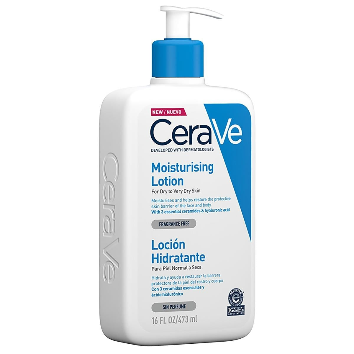 CERAVE LOCIÓN HIDRATANTE CERAVE ROSTRO Y CUERPO 473 ML | The Glow Shop