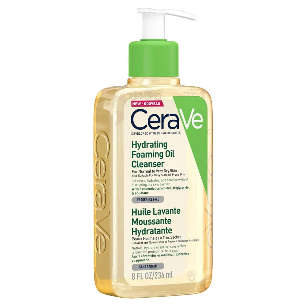 CERAVE LIMPIADOR EN ACEITE ESPUMOSO HIDRATANTE 236 ML | The Glow Shop