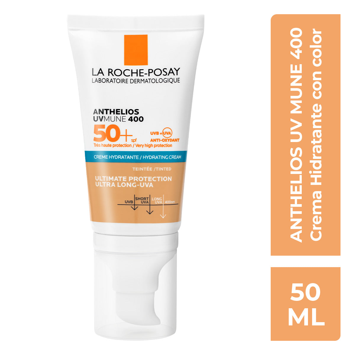 LA ROCHE POSAY ANTHELIOS UV MUNE CREMA COLOR 50 ML | The Glow Shop