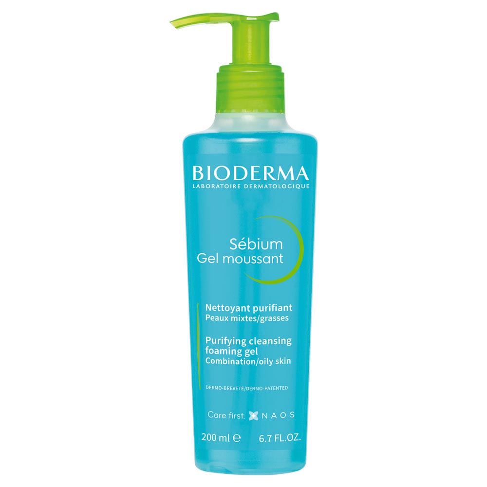 BIODERMA SÉBIUM GEL MOUSSANT 200 ML | The Glow Shop