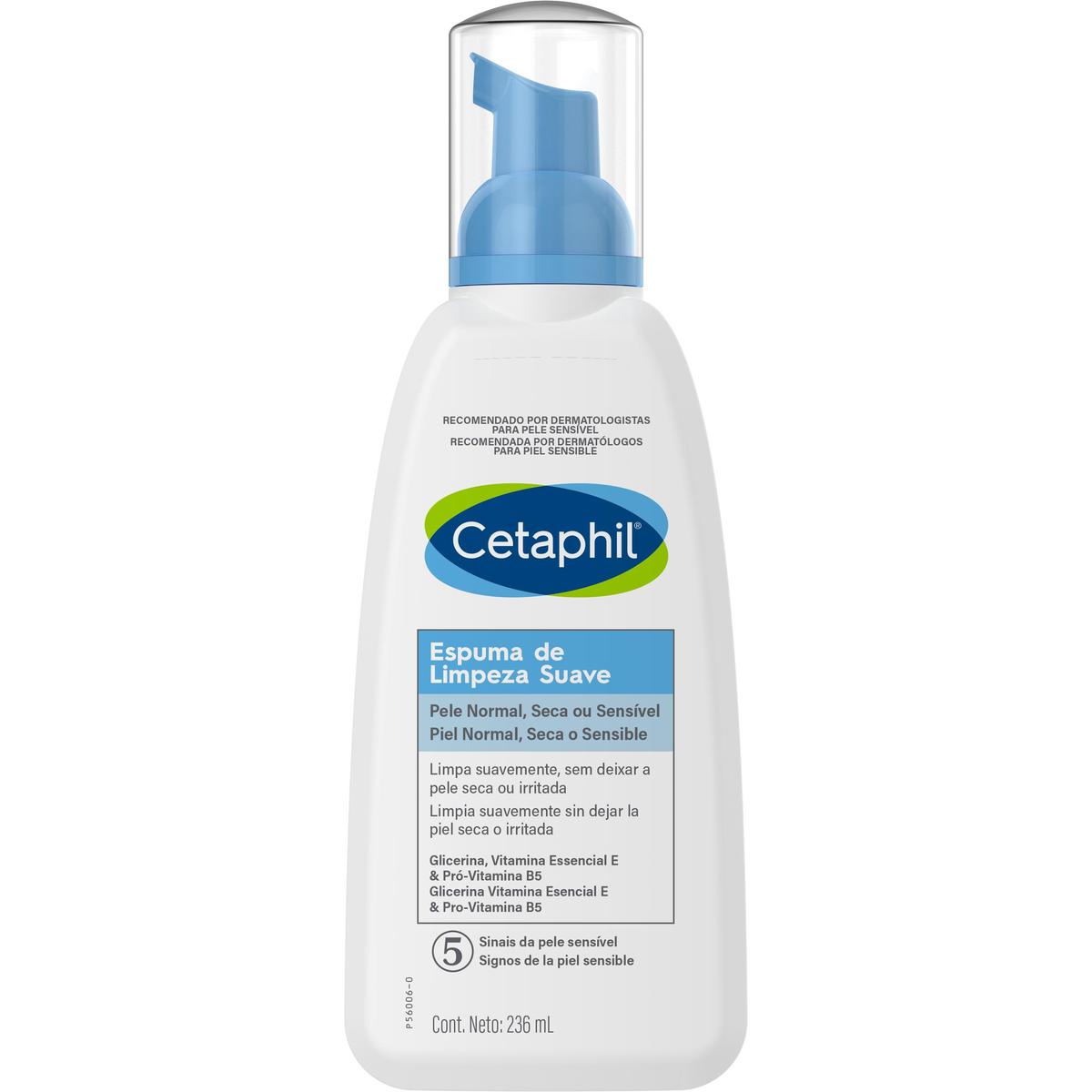 CETAPHIL ESPUMA DE LIMPIEZA SUAVE 236 ML