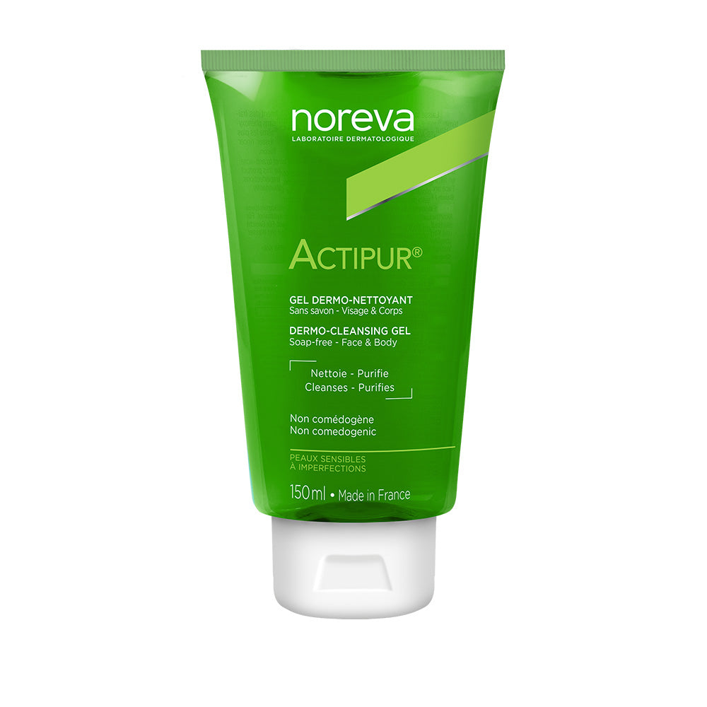 NOREVA ACTIPUR GEL DERMO-LIMPIADOR PARA PIEL SENSIBLE CON IMPERFECCIONES 150 ML | The Glow Shop