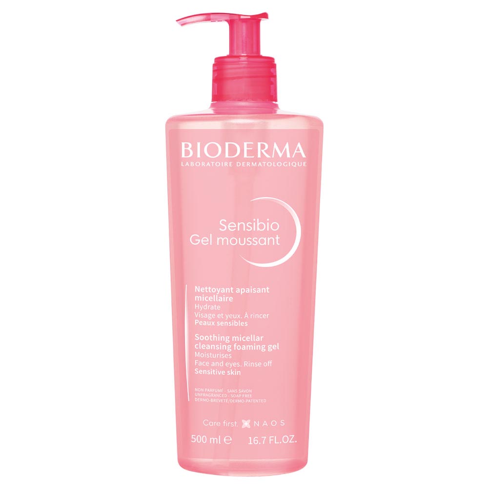 BIODERMA SENSIBIO GEL MOUSSANT 500 ML | The Glow Shop