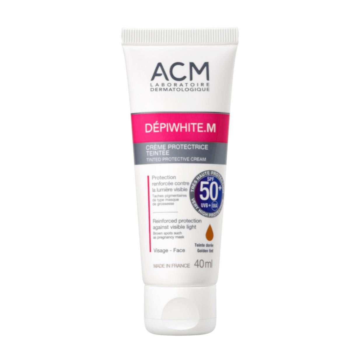 ACM DEPIWHITE M CREMA PROTECTORA CON COLOR FPS50+ 40ML | The Glow Shop