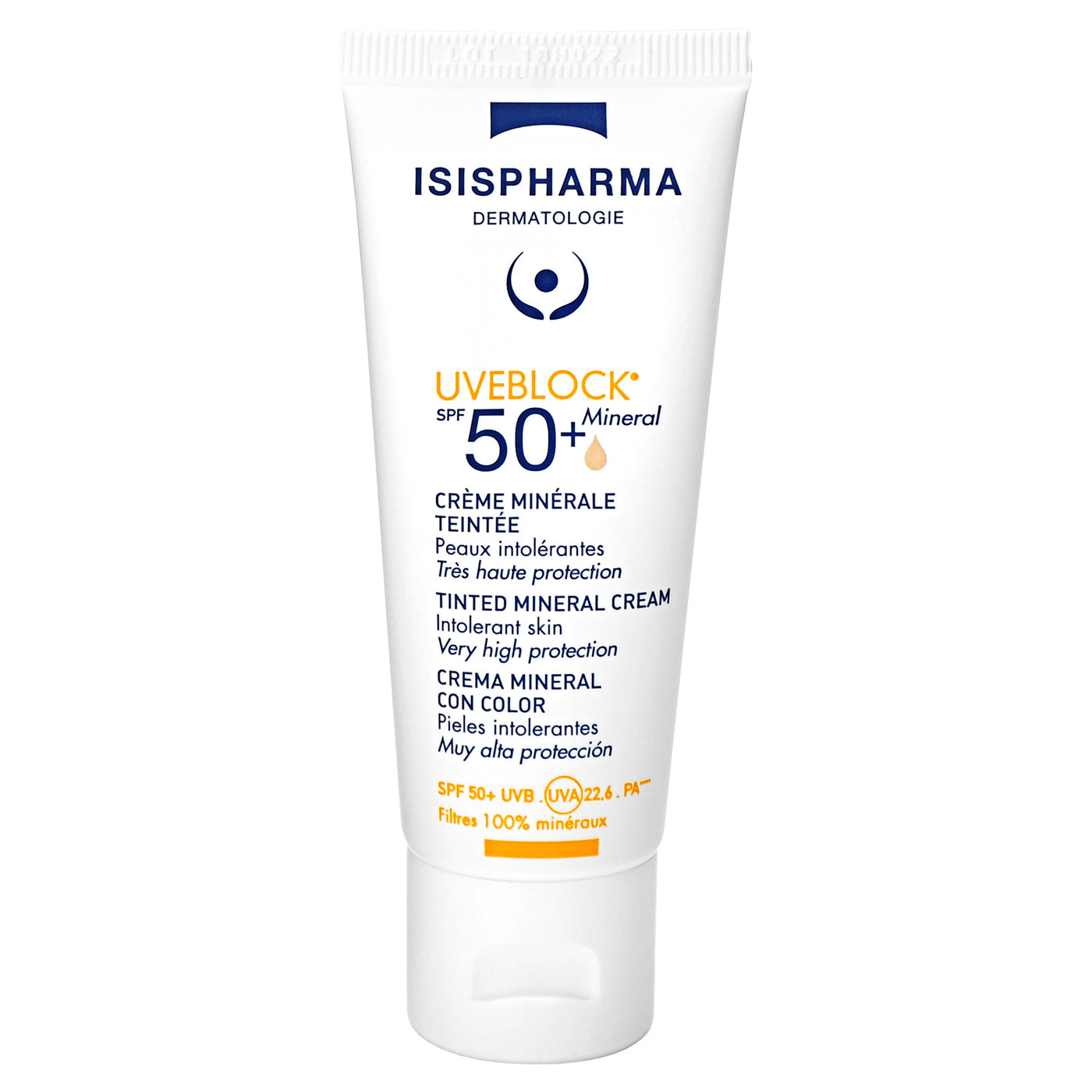 ISISPHARMA UVEBLOCK FPS 50+ MINERAL CON COLOR 40 ML | The Glow Shop