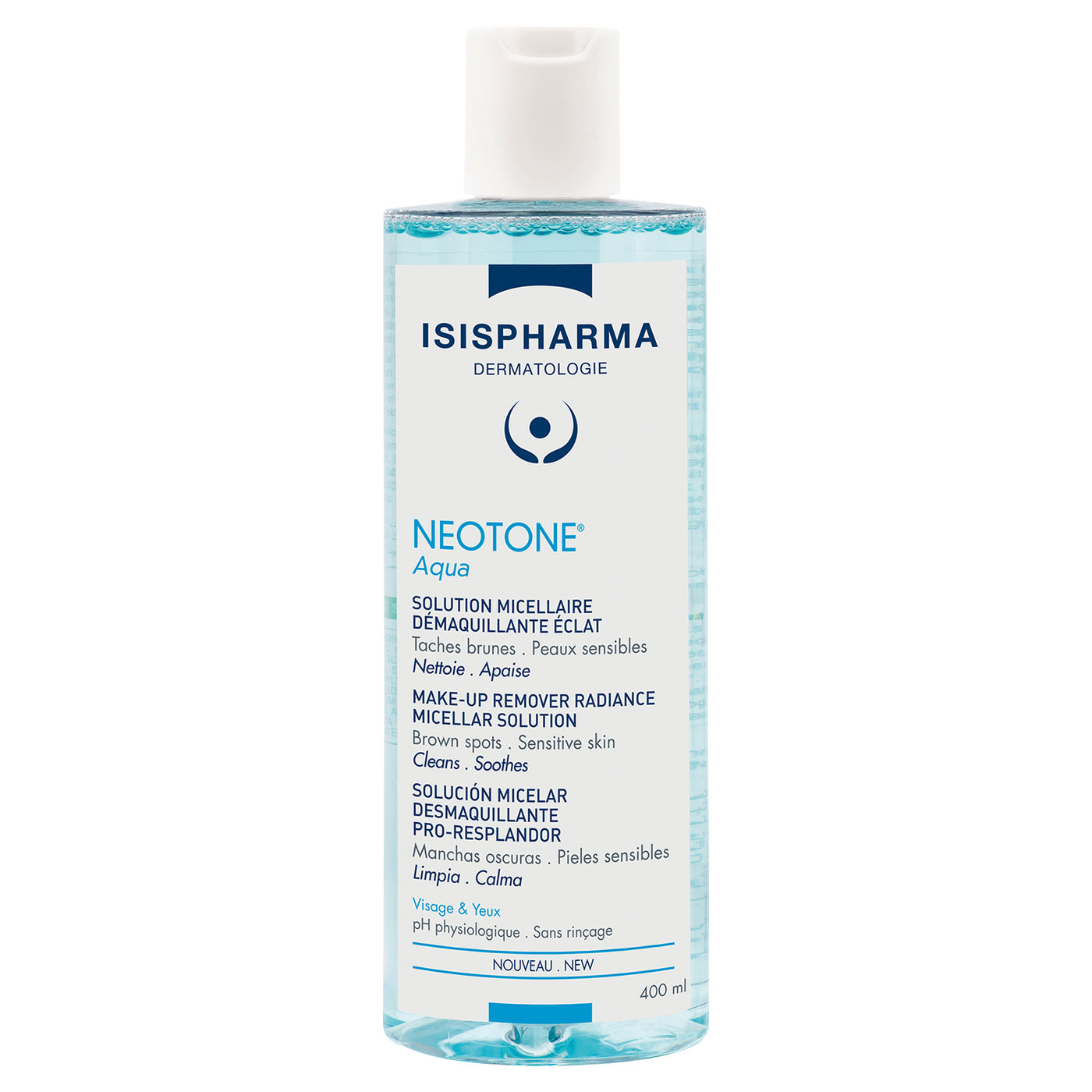 ISISPHARMA NEOTONE AQUA SOLUCIÓN MICELAR 400 ML | The Glow Shop