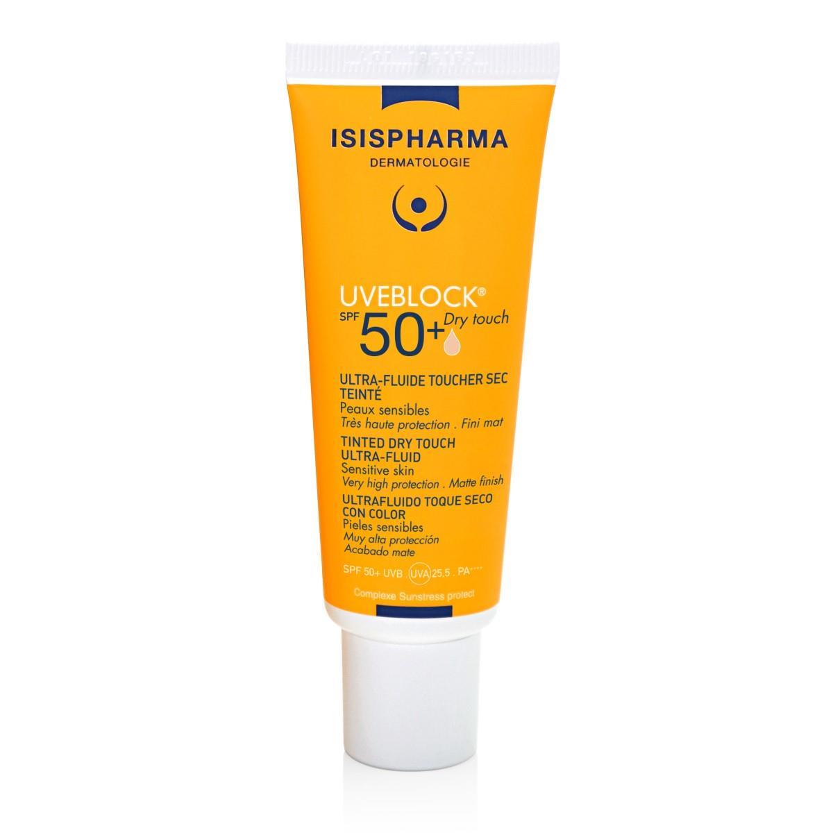 ISISPHARMA UVEBLOCK FPS 50+ TOQUE SECO CLARO 40 ML | The Glow Shop