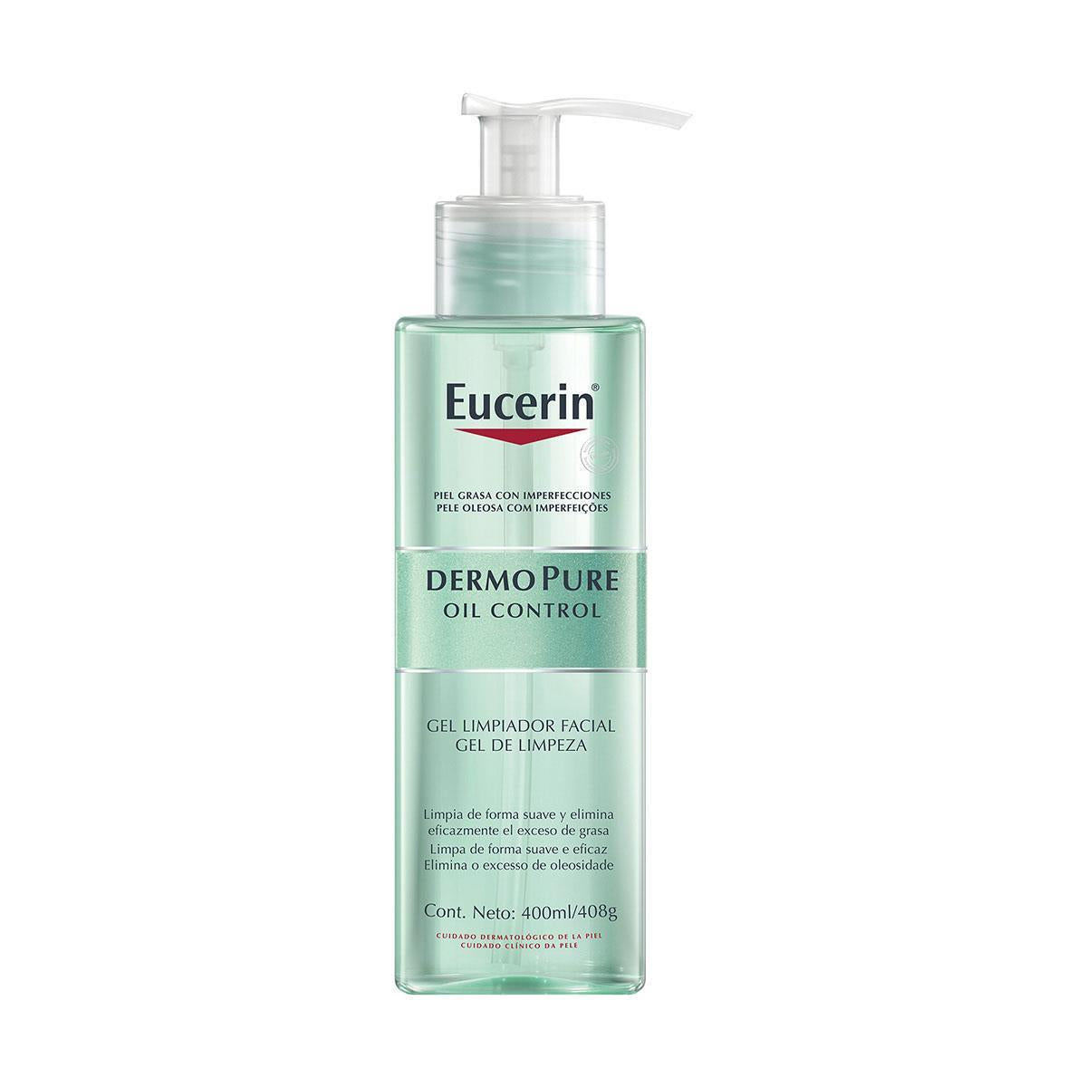 EUCERIN DERMOPURE GEL LIMPIADOR 400 ML | The Glow Shop