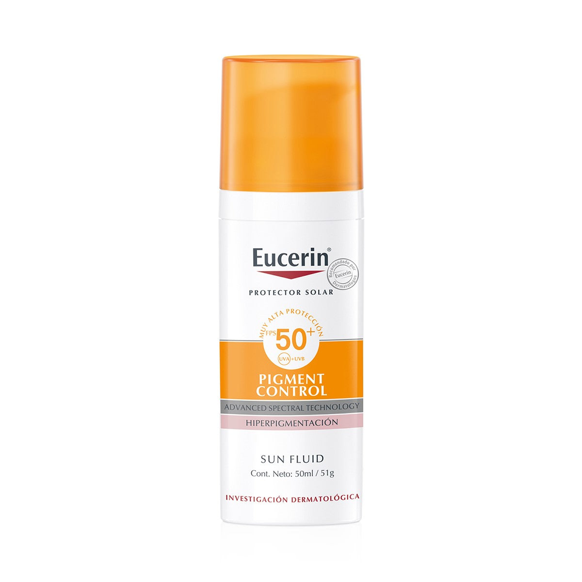 EUCERIN SUN FLUID PIGMENT CONTROL FPS50+ 50 ML | The Glow Shop