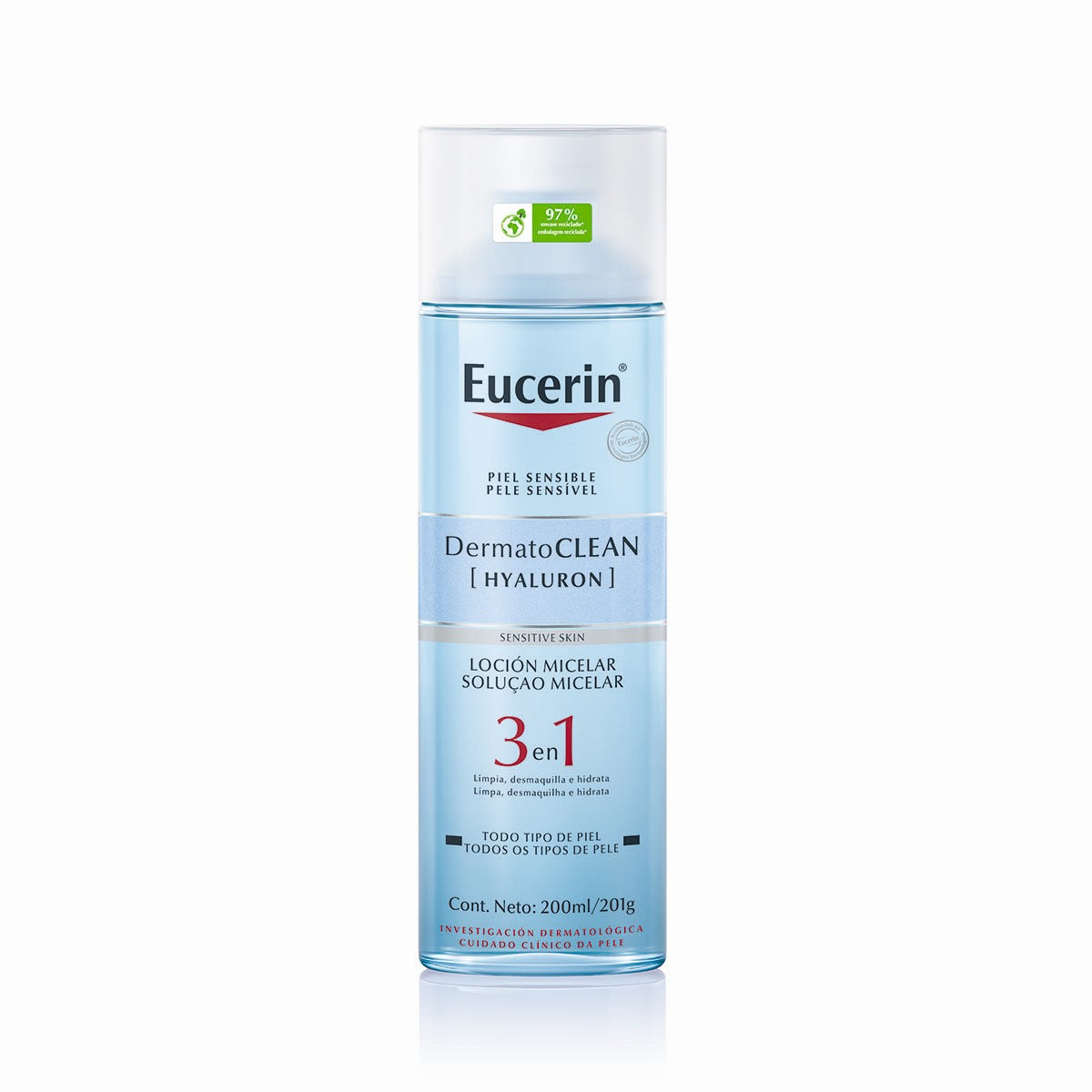 EUCERIN DERMATOCLEAN LOCIÓN MICELAR 200 ML | The Glow Shop