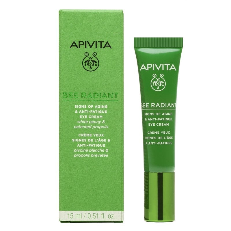 APIVITA BEE RADIANT CREMA PARA OJOS ANTIEDAD Y ANTIFATIGA 15 ML | The Glow Shop