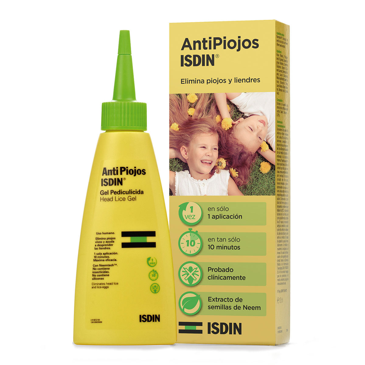 ISDIN ANTIPIOJOS FCO. GEL PEDICULICIDA 100 ML | The Glow Shop