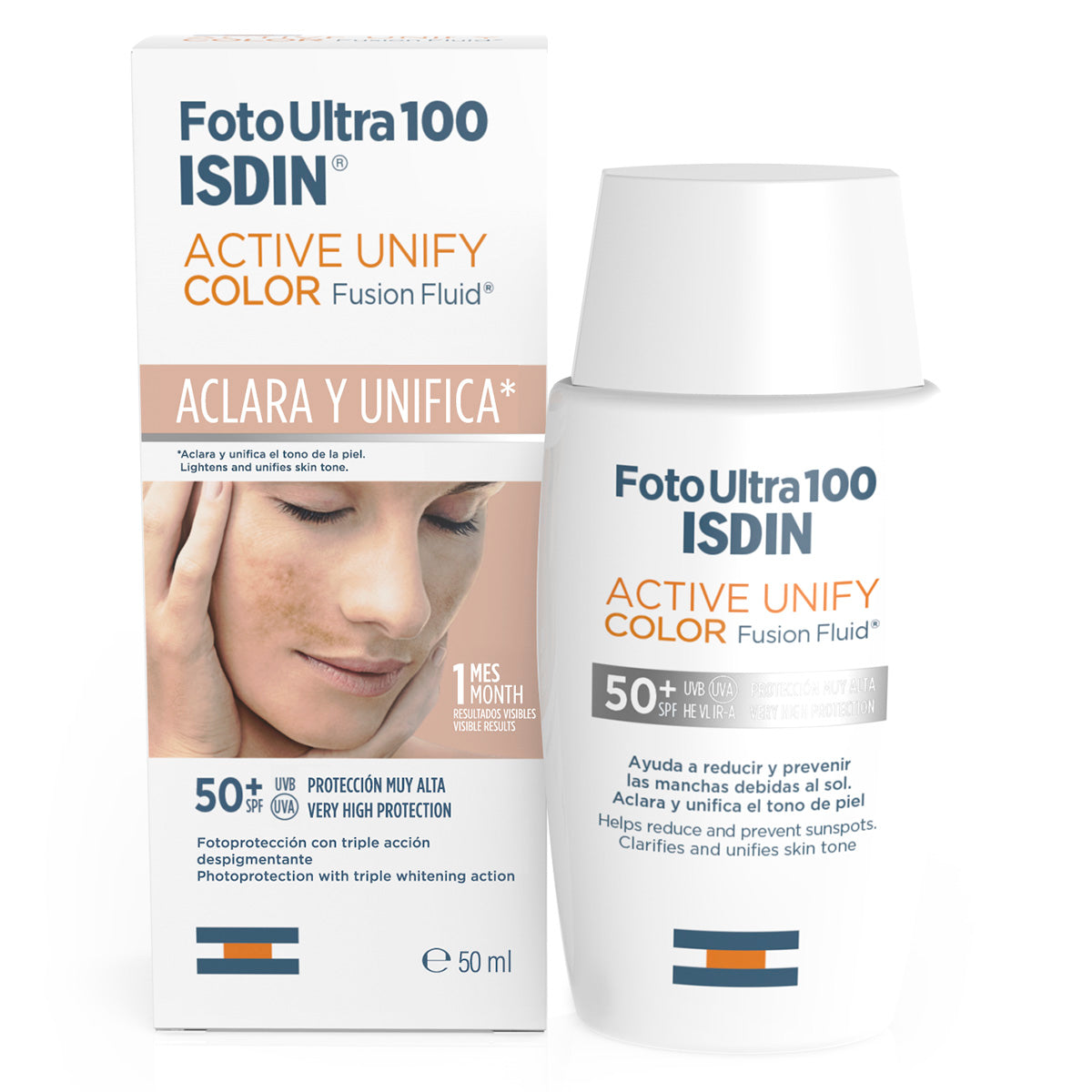 ISDIN FOTO ULTRA 100 ACTIVE UNIFY CON COLOR 50 ML | The Glow Shop