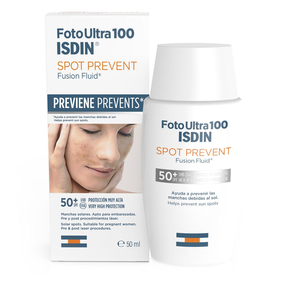 ISDIN FOTOULTRA 100 SPOT PREVENT FUSION FLUID 50+ 50 ML | The Glow Shop