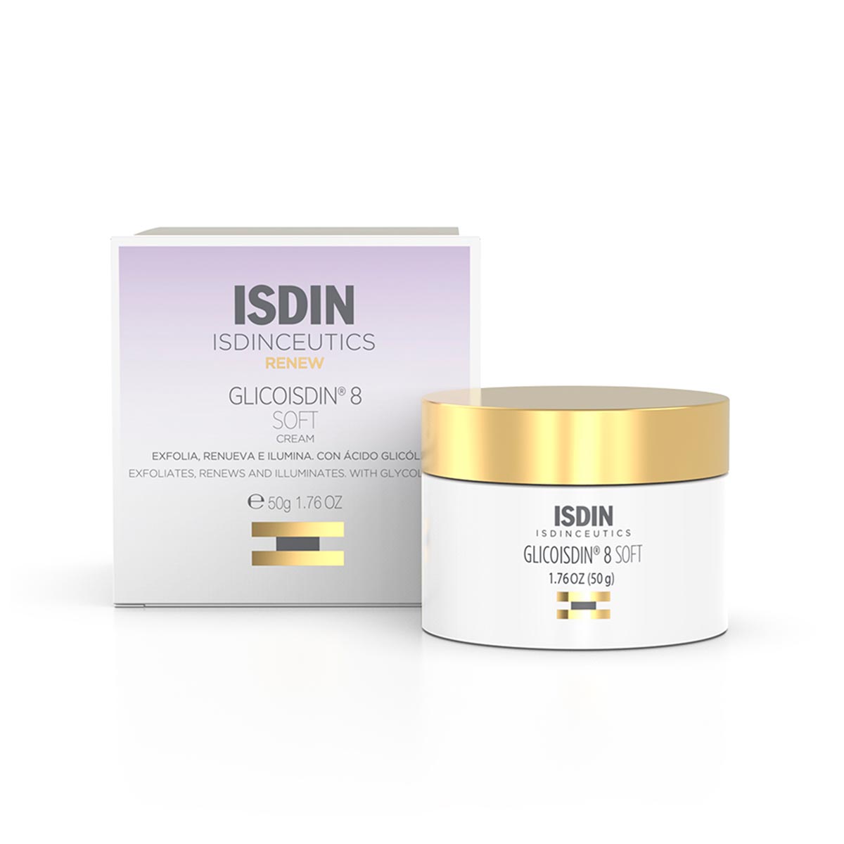 ISDIN Glicoisdin 8% CREMA FACIAL ANTIEDAD 50 ML | The Glow Shop