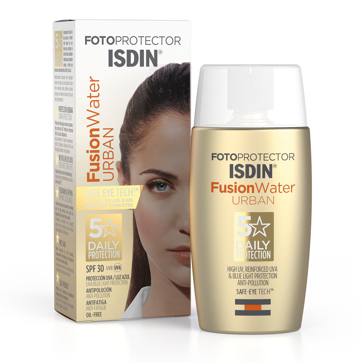 ISDIN FOTOPROTECTOR FUSION WATER URBAN SPF30 50 ML | The Glow Shop