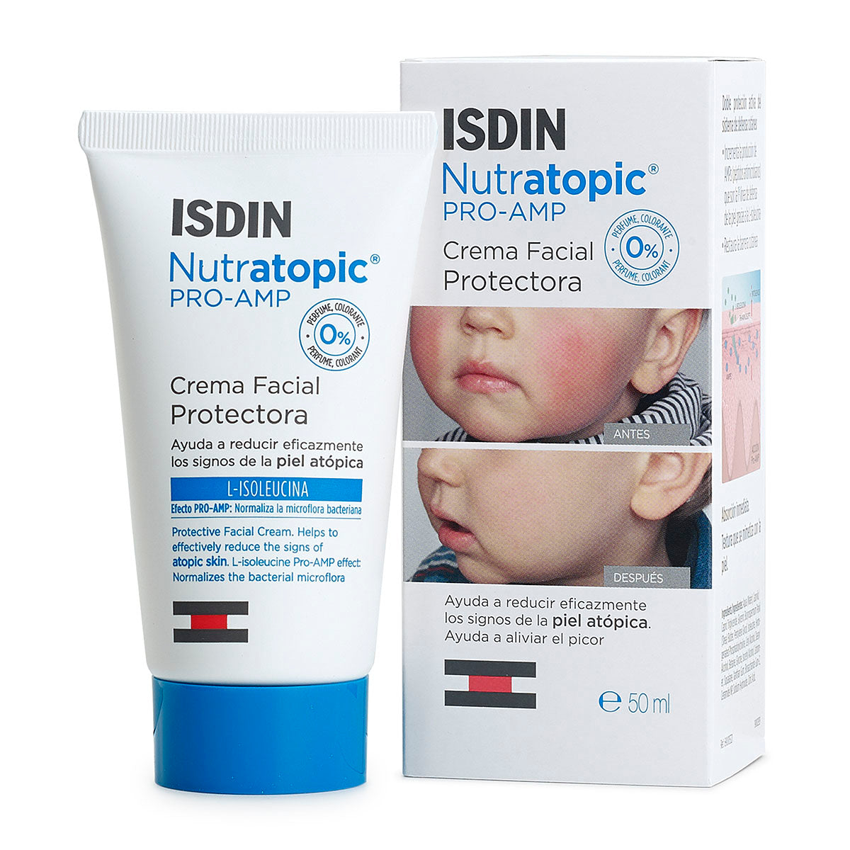 ISDIN NUTRATOPIC PRO-AMP CREMA FACIAL 50 ML | The Glow Shop