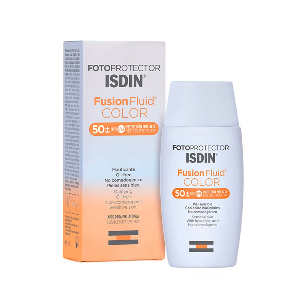 ISDIN FOTOPROTECTOR FUSION FLUIDO COLOR 50+ 50 ML | The Glow Shop