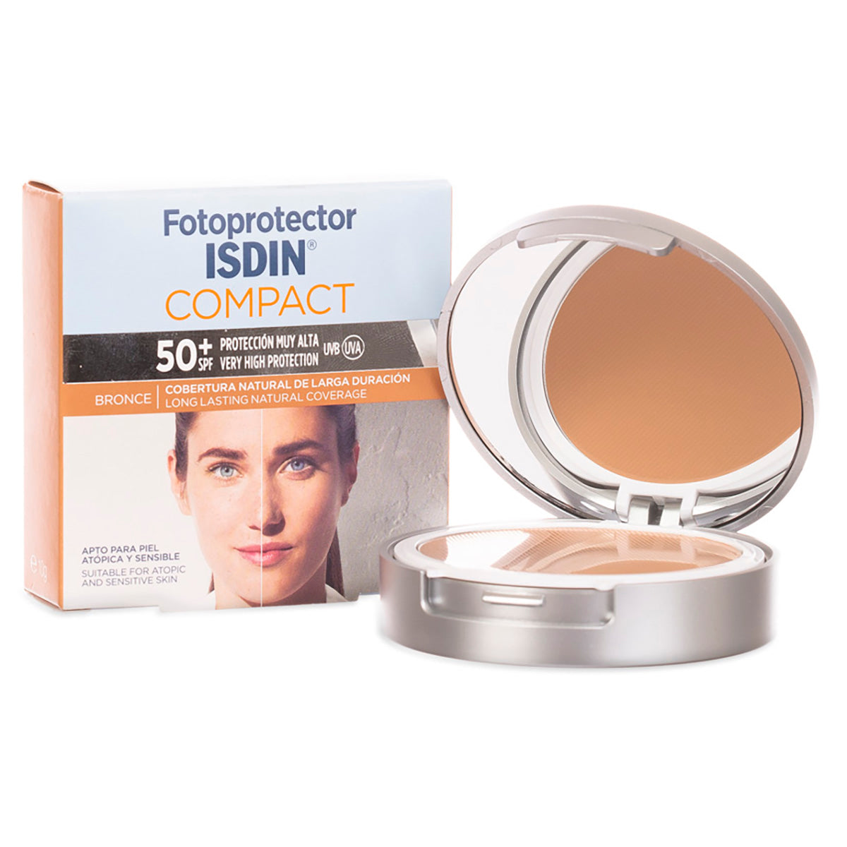 ISDIN FOTOPROTECTOR 50+ COMPACT (BRONCE) 10 G | The Glow Shop