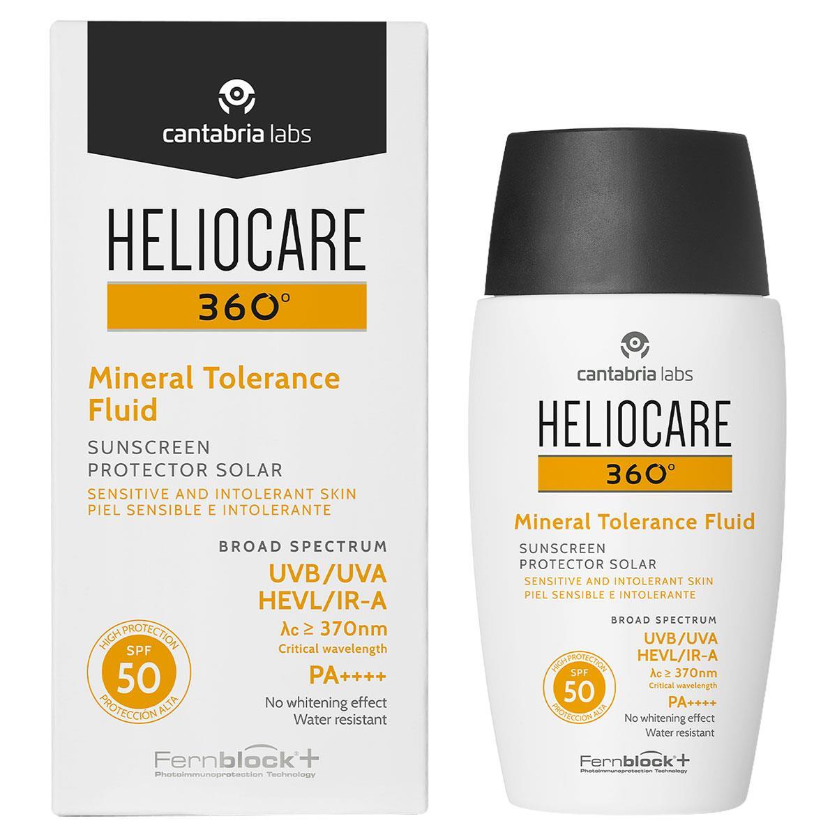 CANTABRIA HELIOCARE 360° MINERAL TOLERANCE FLUID 50 ML | The Glow Shop