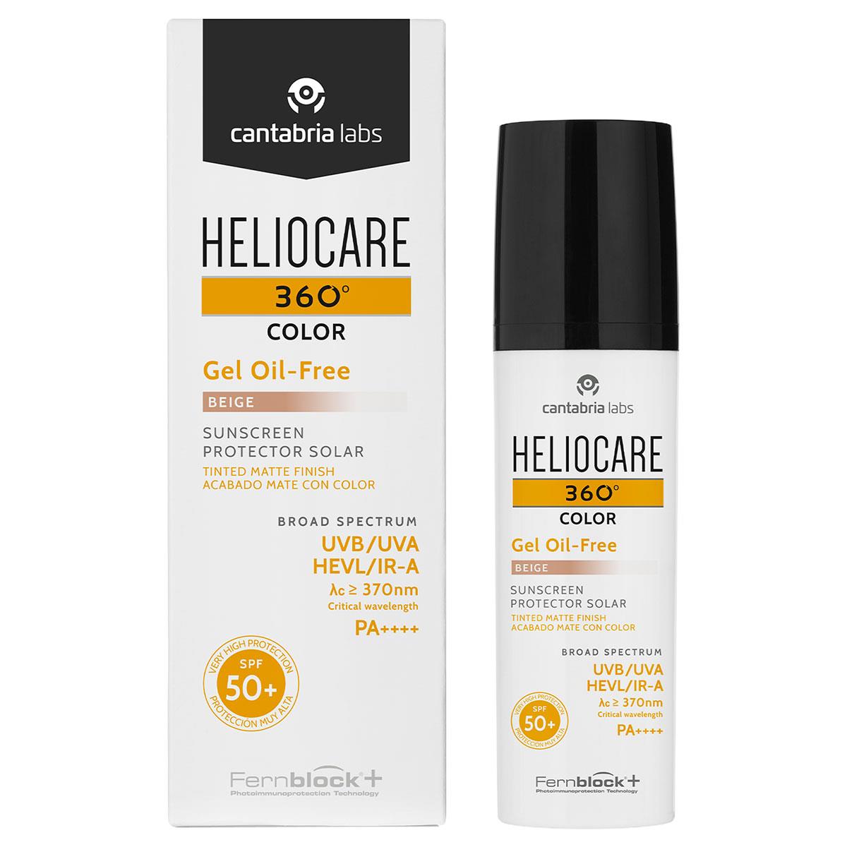 HELIOCARE 360 COLOR GEL OIL FREE BEIGE 50 ML | The Glow Shop