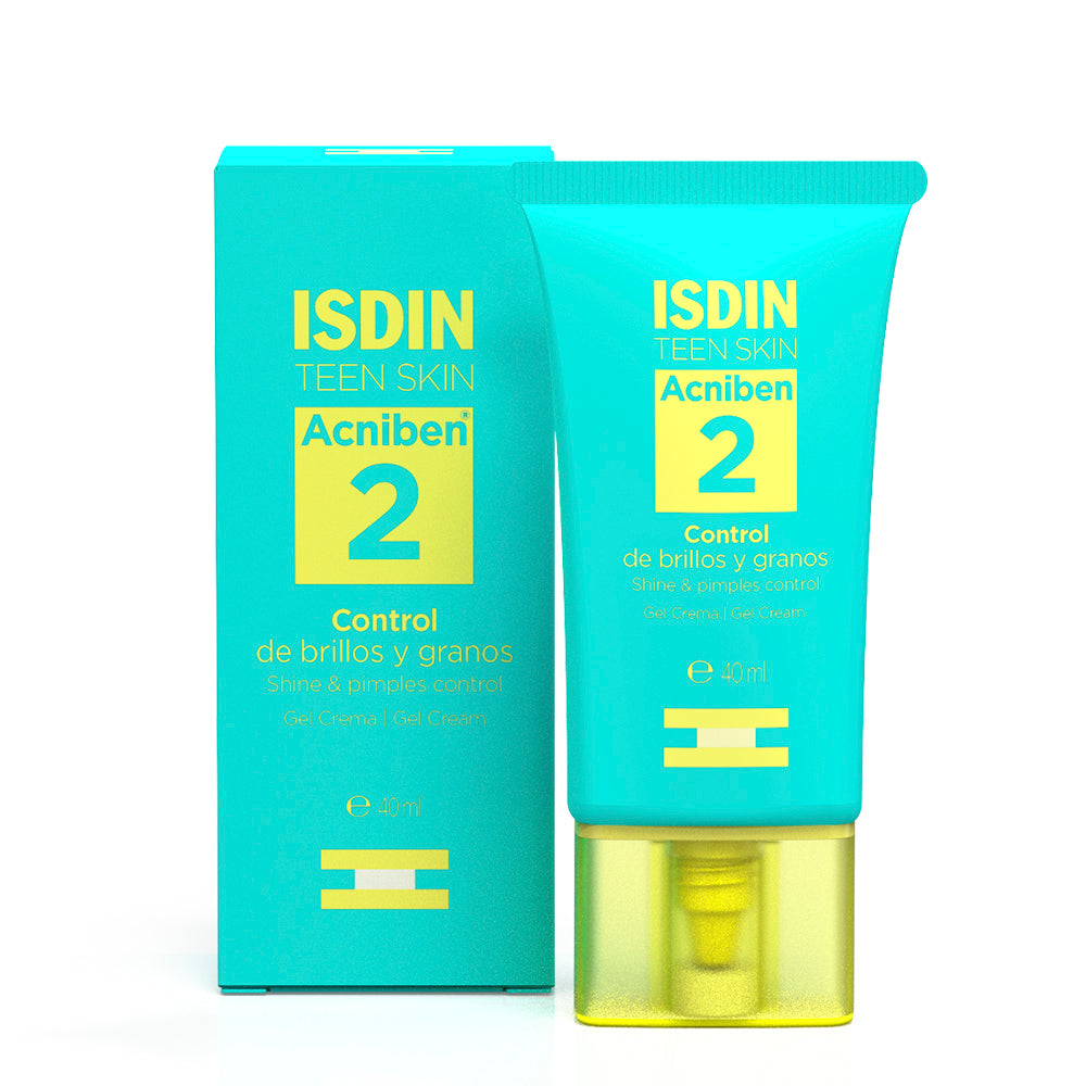 ISDIN ACNIBEN CONTROL DE BRILLOS Y GRANOS GEL CREMA FACIAL 40 ML | The Glow Shop