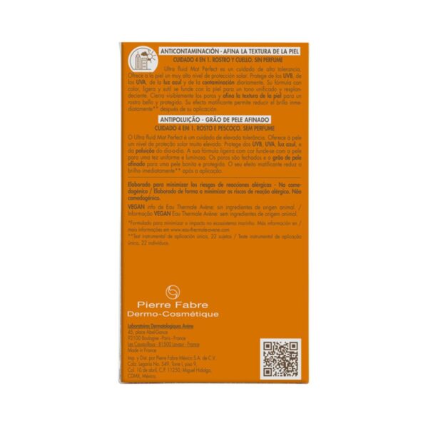 Avene Ultra Fluid Mat Perfect Oil Control 50Ml - Image 2