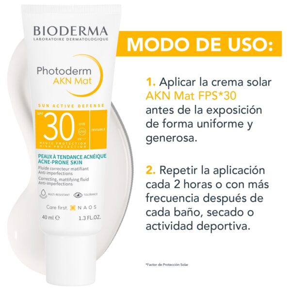 Bioderma Photoderm Akn Mat Spf30 40 Ml - Image 3