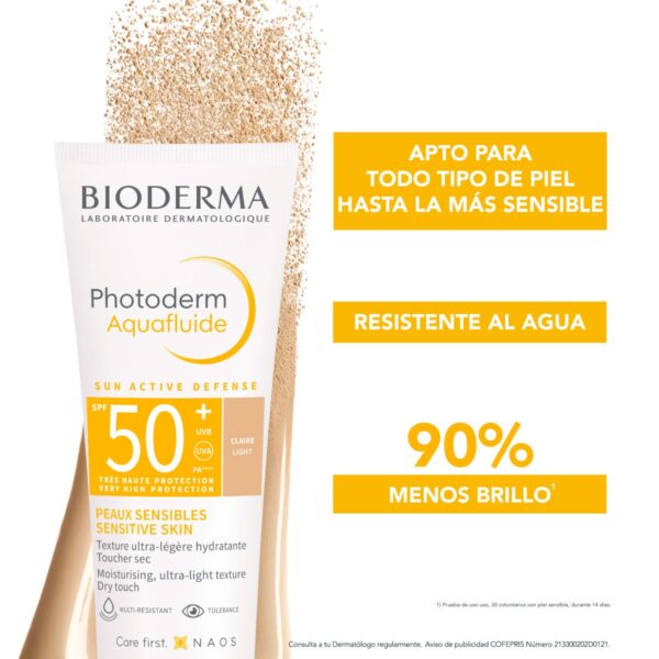 Bioderma Photoderm Max Aquafluido Tono Claro Spf50+ 40 Ml - Image 2