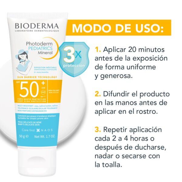 Bioderma Photoderm Pediatrics Mineral Fps 50+ 50 Gr - Image 3