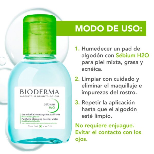 Bioderma Sébium H2o 100 Ml - Image 3