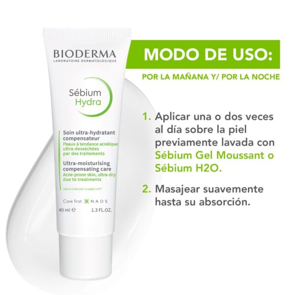 Bioderma Sébium Hydra 40 Ml - Image 3
