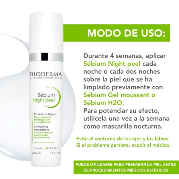 Bioderma Sébium Night Peel 40 Ml - Image 3