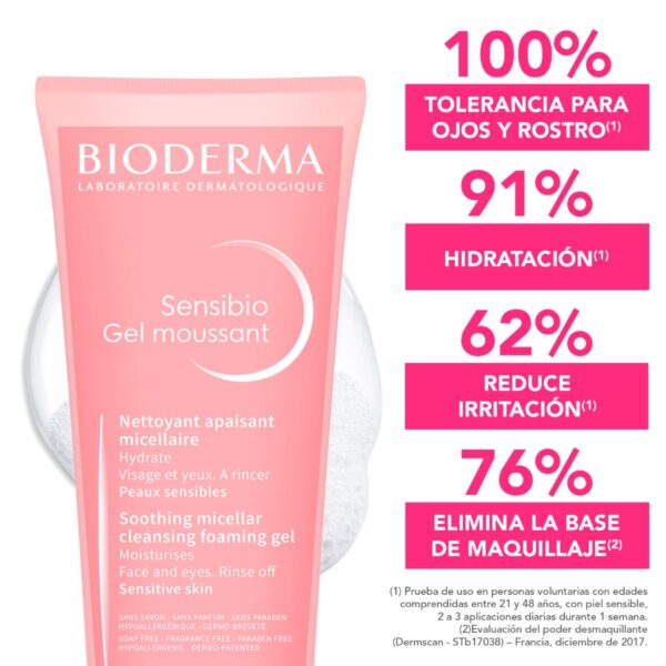 Bioderma Sensibio Gel Moussant 100 Ml - Image 2